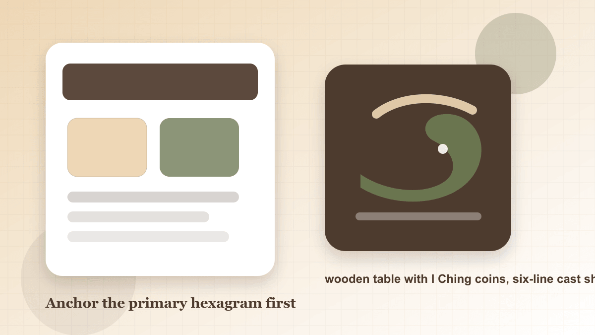 I Ching changing lines primary cast record